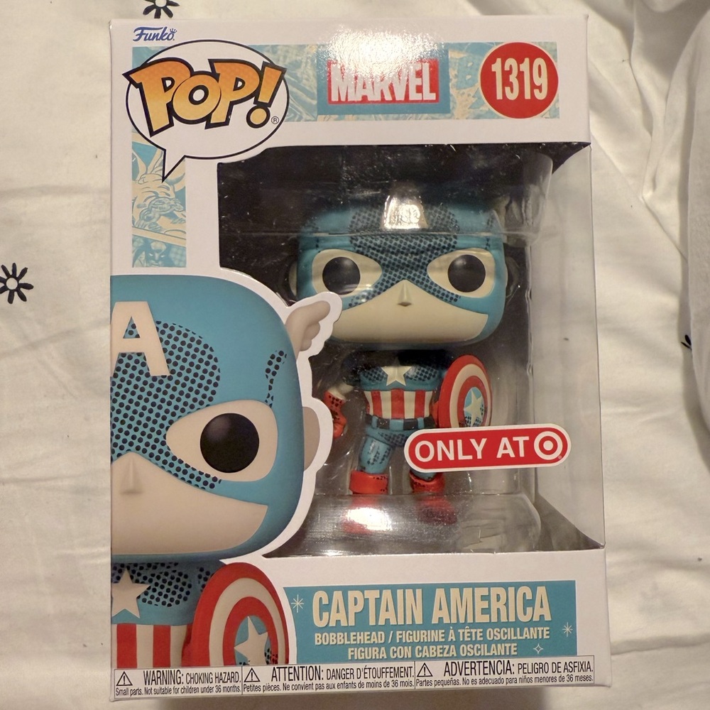 NIB FUNKO POP MARVEL CAPTAIN AMERICA TARGET EXCLUSIVE
